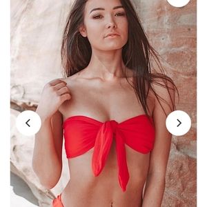 Pink colada bikini top